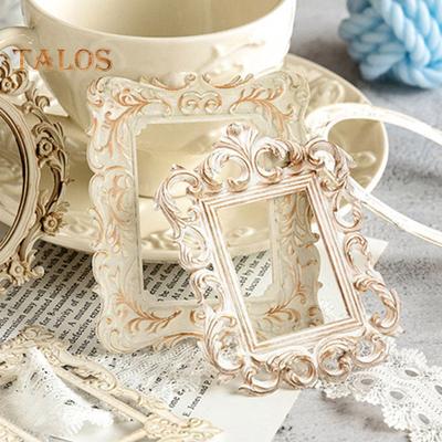 5 Stücke Geprägte Aufkleber Retro Stil Hohl Design Scrapbooking Liefert Rahmen DIY Spitze Crafting Kit Bilderrahmen