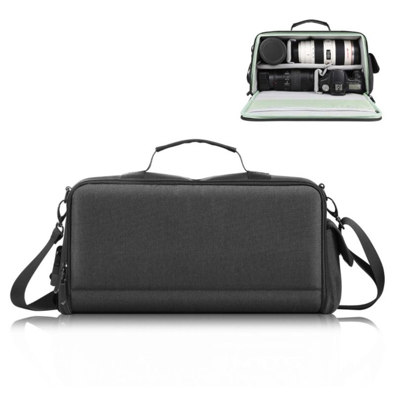 Waterproof Camera Bag With Padded Compartments And Adjustable Shoulder Strap For Cameras And Accessories