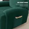 Velvet Stretch Sofa Cover Elastic Recliner Non-slip Furniture Chair Cover Protector Recliner Armchair Cover Home Decor