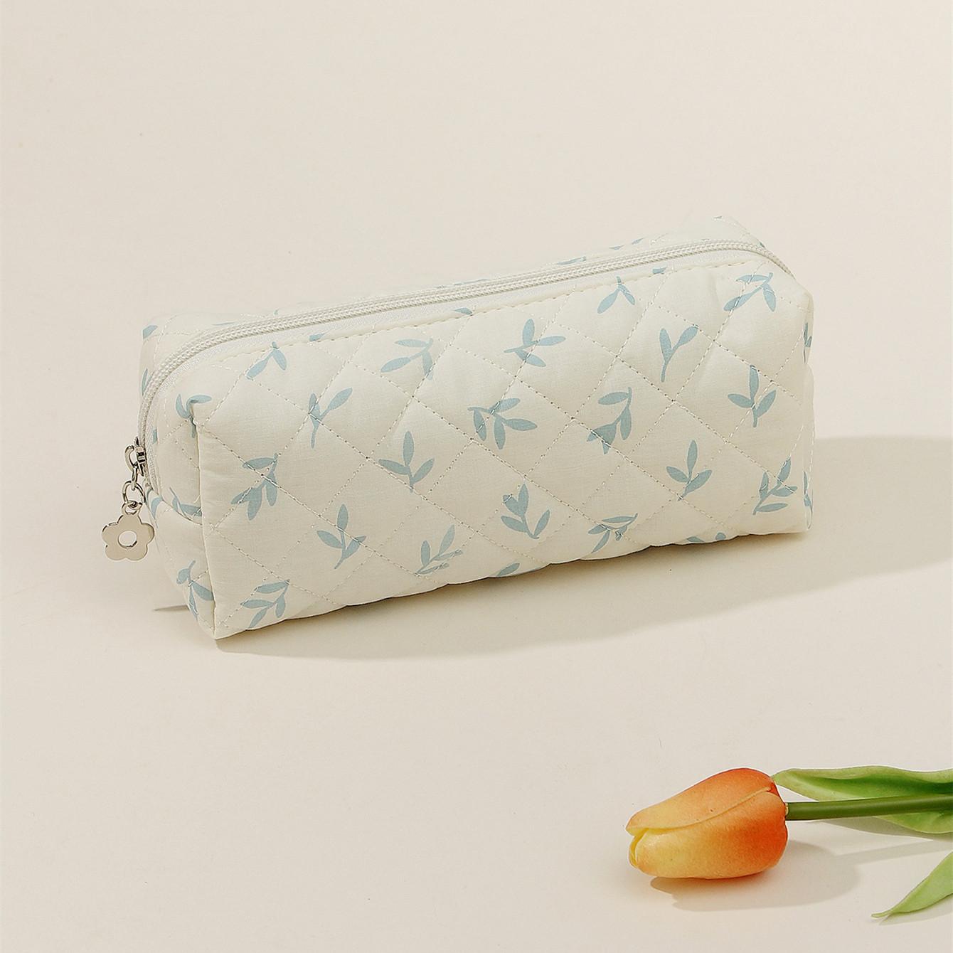 

Мультяшный хлопковый пенал для канцелярских принадлежностей, большой вместительный пенал для хранения кистей, милый пенал, корейские канцелярские принадлежности, возвращаемся в школу