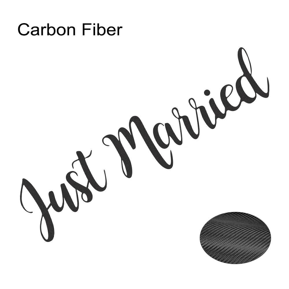 Just Married Wedding Slogan Car Windshield Window Banner Sticker PVC Vinyl Decal Personalised Car Decoration Wedding Supplies