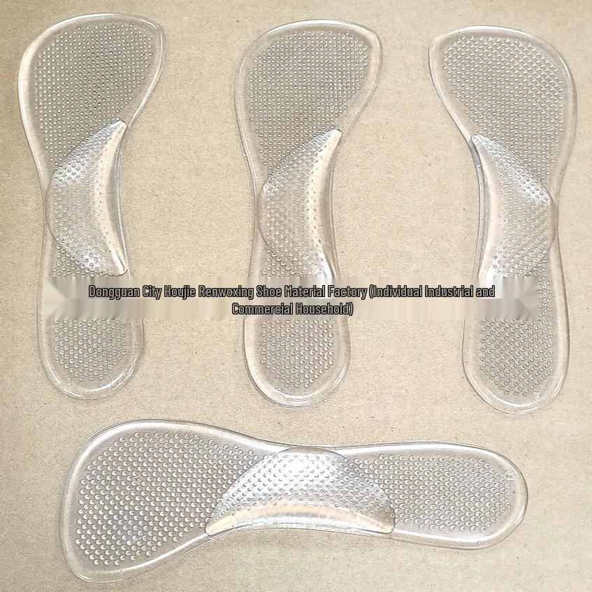 Transparent Gel Arch Support Pad - Flat Foot Correction & Shock Absorption Insole