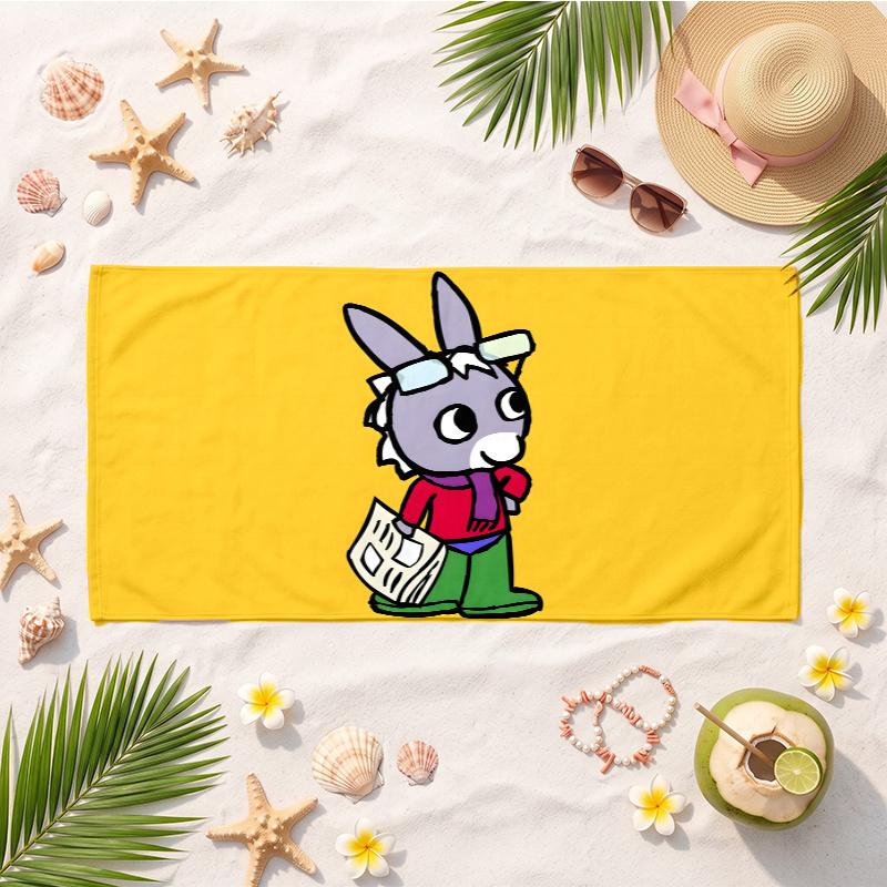 Trotro (5) Soft Beach Towel Lightweight Towel for Beach Pool Swimming Travel Vacation Use