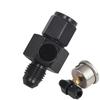 Jiimhte Hydraulic Gauge Fitting, Hydraulic Hose Female Connector to Hydraulic Hose Adapter Hydraulic Sensor
