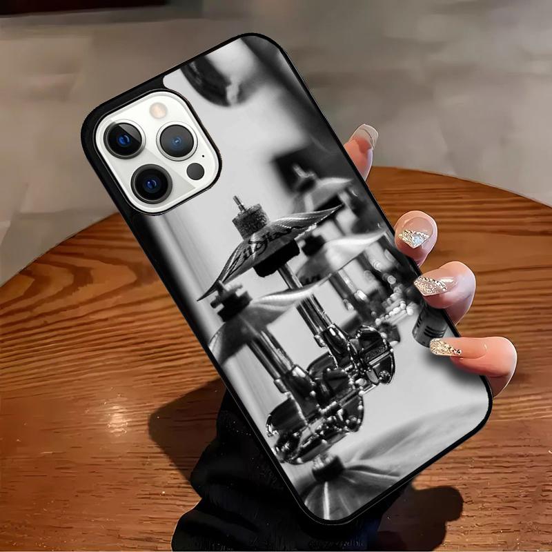 

Drum Drummer Music Dj Phone Case For iPhone 17 Air 16 15 14 13 12 11 Pro Max Max Plus Bumper Case Cover iPhone 12pro max