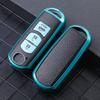 Leather+TPU All-Inclusive Car Remote Key Cover Case Fob for Mazda 2 3 5 6 CX-3 CX-5 CX-7 CX-9 CX8 Speed Miata MX5 2016 2017 2018