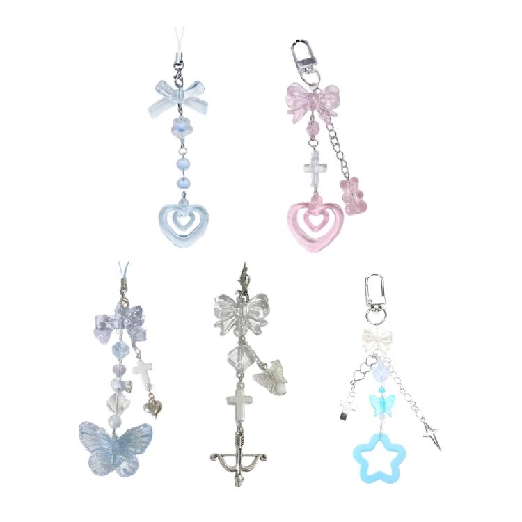 Summer Phone Lanyard Fashionable Phone Charm Card Book Pendant Bag Accessories