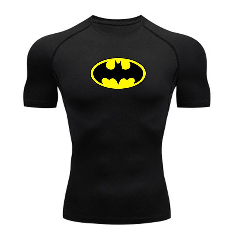 Men's Compression Workout T-Shirt, Breathable Quick Dry Athl