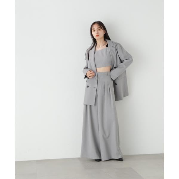 [JILL by JILL STUART] Featured in sweet magazine: Three-piece suit jacket. Web-exclusive color: Ecru.