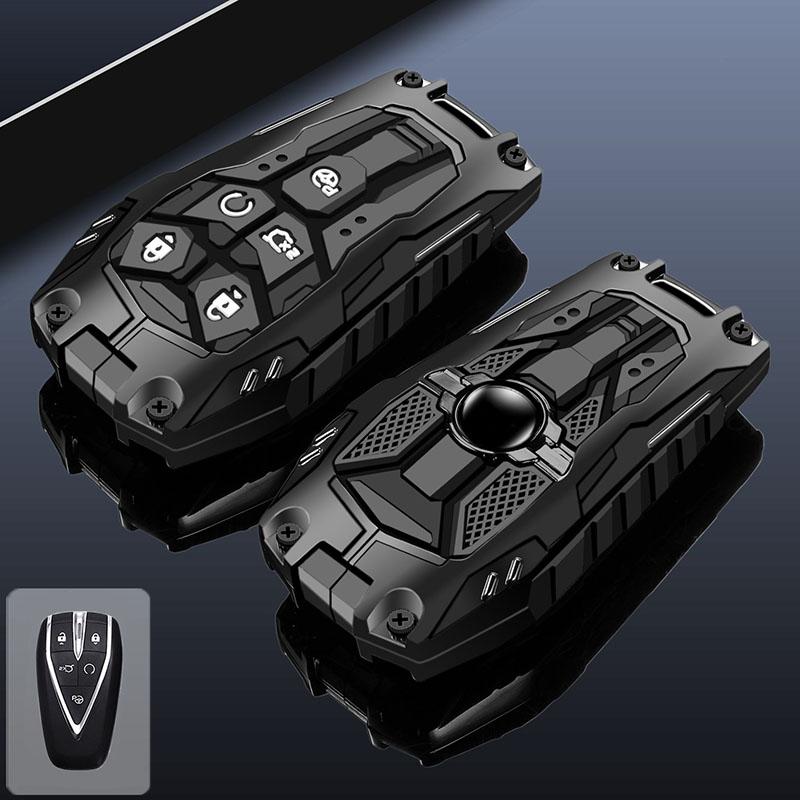 Zinc Alloy Car Key Case Cover For Changan Eado Unit Cs35Plus Cs55Plus Cs75Plus Smart Protected Keychains Interior Accessories