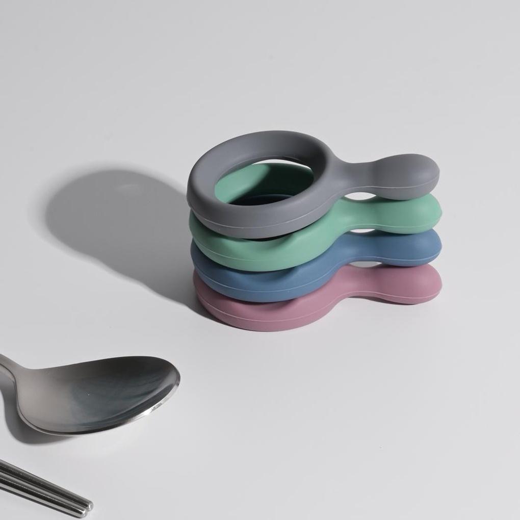 El Pastel Silicone Spoon Rest 4-piece Set