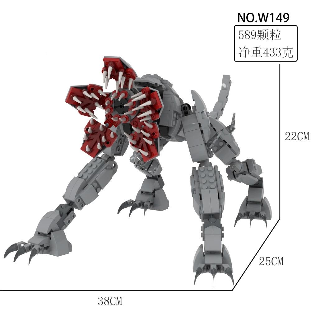 HOT TV Plante Carnivore Géant Diable Demogorgon Vecan Modèle Blocs de Construction Briques Jouet de Construction Pour Enfants Cadeau d'Anniversaire MOC