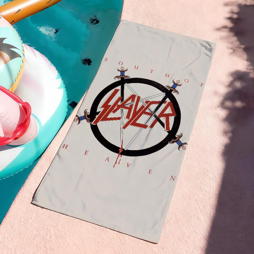 Rock band S-Slayer Towel Drying Bath Towel Applicable To Light Swimming Camping Yoga Beach Out