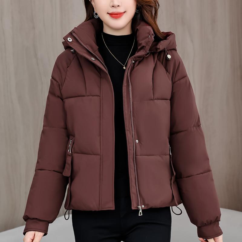 Fashion Winter Short Coat Female Warm Parkas Hooded Casual Thick Women Jackets