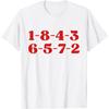 18436572 Firing Order Engine V8 Block Racing Mechanic T-Shirt
