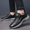 Designerns Nya Herrskor i Äkta Läder med Tjock Sula Sportskor Utomhuskängor Herrskor Business Casual