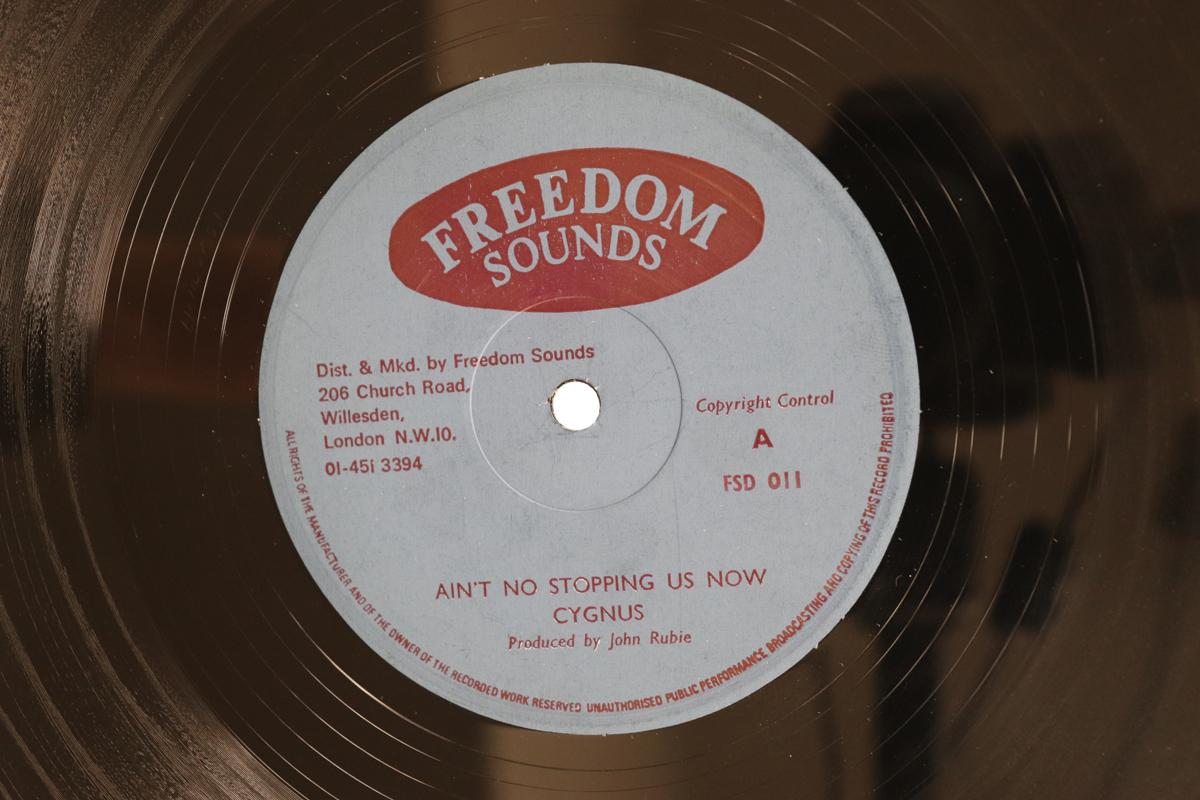

12inch Record CYGNUS Aint No Stopping Us Now Version FSD011 FREEDOM SOUNDS 1979 UK Reggae Ska Dub Used