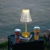 Crystal Table Lamp, Dimmable 3 Colors LED Romantic Diamond Crystal Lamp, Rechargeable Touch Lamp Cordless for Home Decoration