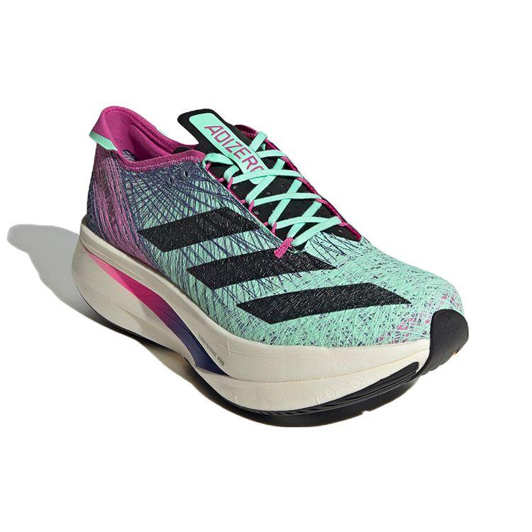 Adidas Adizero Prime X Strung Pulse Mint Unisex Sneakers Teal Core-Black Lucid-Fuchsia HQ3781