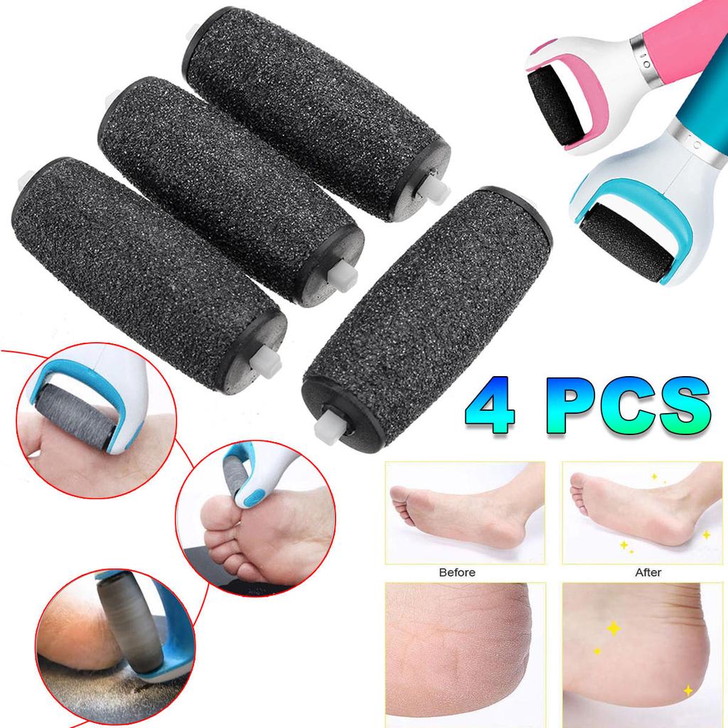 Buy 4PCS Replacement Roller Head For Pro Pedicure Foot Callus Dead Skin