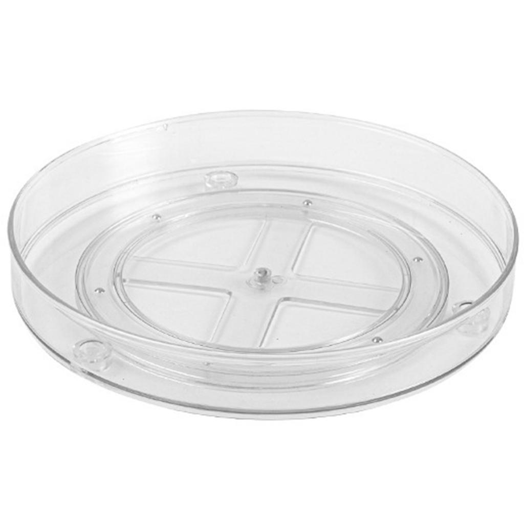 360° Rotating Storage Trays Stainless Steel Kitchen Spice Organizer Turntable Multifunction Bathroom Round Storage Carousel New
