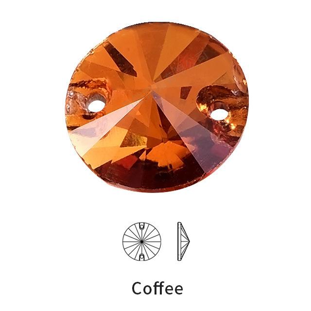 Diy Crystal Glass Hand Sewn Drill Round Clothing Wedding Dress Creative Jewelry Accessories Satellite Hand Sewn Drill