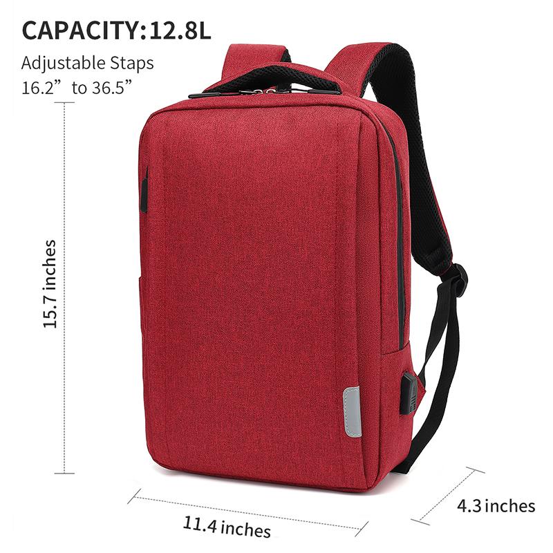

Women Men Oxford Simple Backpack 16 Inch Laptop Bag College School Student Books Bags Waterproof USB Charging Travel Backpacks