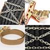Universal Anti-Skid Tire Chains for Sedans, SUVs, Off-Road Vehicles, and Pickup Trucks