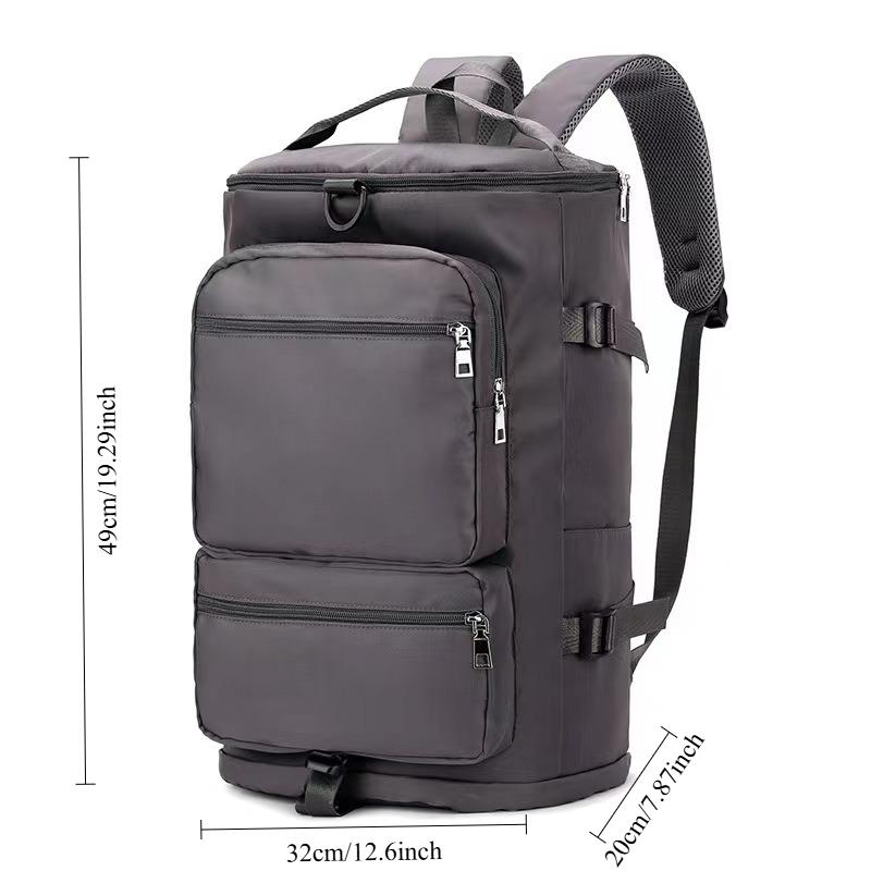 Large Capacity Students Backpack Casual Nylon Double Shoulder Bag  Travel Bag Junior High School Student Schoolbag Mochila