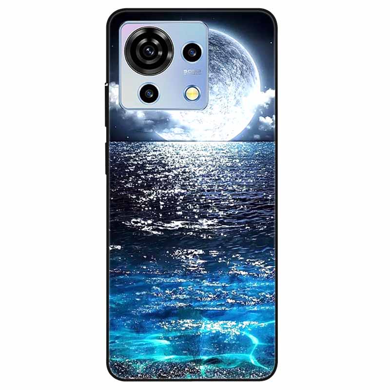 For ZTE Blade V50 Vita Case Phone Cover Shockproof TPU Soft Silicone Fundas for ZTE Blade V50 Vita V50Vita 6.75 Luxury Astronaut