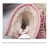 Women's Winter Snow Boots: Velvet-Lined, High-Top, Trendy, Warm Outdoor Footwear.