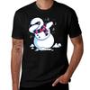 Dabbing Snowunisex Christmas Dab Tshirt Daily Casual Short Sleeve Tee Shirt
