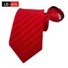 Ruifeng Men's 8cm Elastic Tie - Easy Pull, Formal Wedding or Business Wear