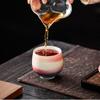 Ceramic Tasting Tea Cup Large Kung Fu Tea Cup Kiln Change Master Cup Retro Ink Wind Drinking Tea Personal Cups