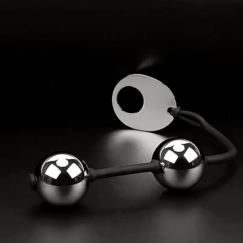 Adult Games Stainless Steel Anal Plugs Metal Anal Beads For Male Prostate Massage Sex Toys For Female G-spot Anal Training Tools