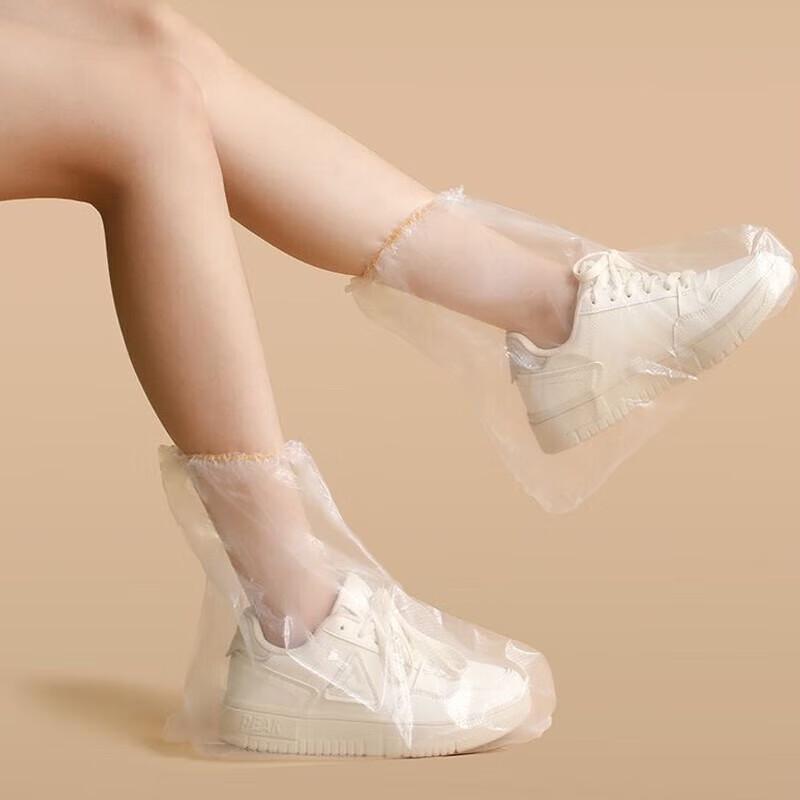 YOUAO Thickened Children's Disposable Rain Shoe Covers