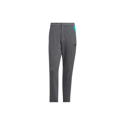 X Art Master Collaboration Zhang Daqian Series Three Stripes Color Block Retro Straight Leg Knit Sports Pants Men Bottoms Dark-Gray JF0795