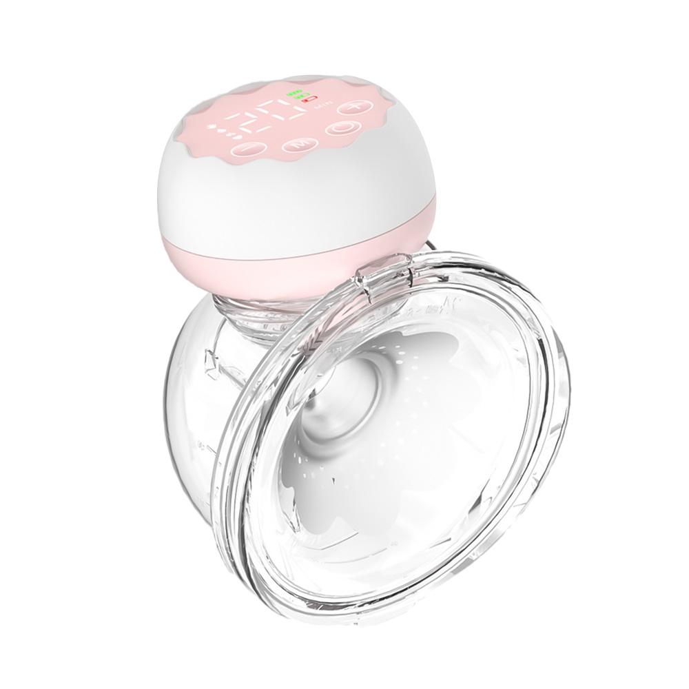 Extractor de leche portátil, extractor de leche eléctrico manos libres para amamantar, 4 modos, 12 niveles de succión, bajo