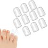30/60pcs Silicone Finger and Toe Protector, Breathable Waterproof Foam Pad, Suitable For Nail Care, Sports, Outdoor Activities