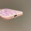 Stilvolle Cool Girl Pink Leopard Print Diamantkante Handyhülle Für iPhone 16 Pro Max 15 14 Plus 13 12 Pro 11 Glitzer Silikon Rückseite