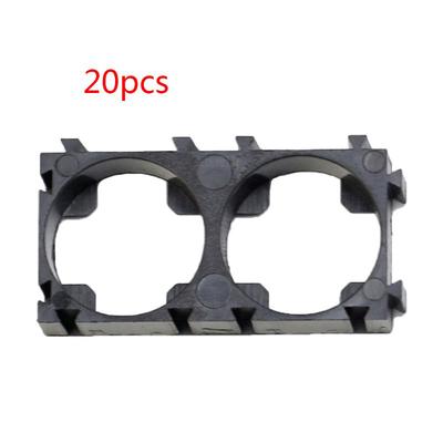 20PCS 1x2 Battery Holder Bracket Safety Anti Vibration Plastic Cell Brackets Replacement for 21700 Batteries