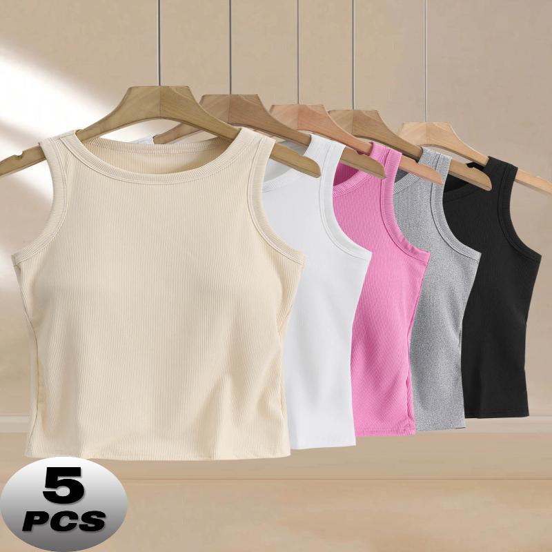 

5 шт. Женский бесшовный топ-бралетт, со встроенной подкладкой пуш-ап, дизайн без спинки для повседневной носки и вечеринок XXL абрикосовый/чёрный