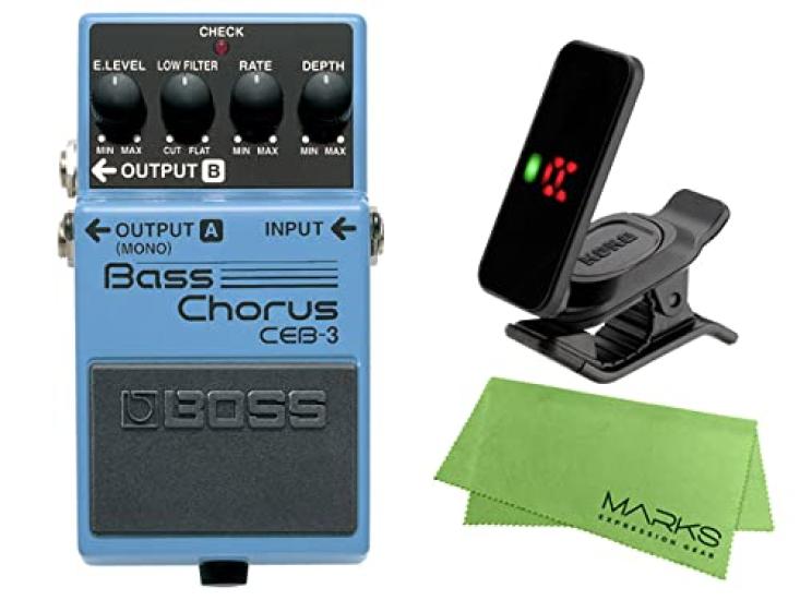 

BOSS Bass Chorus KORG Pitchclip 2 Marks Original Cross Set - CEB-3 + PC-2 +