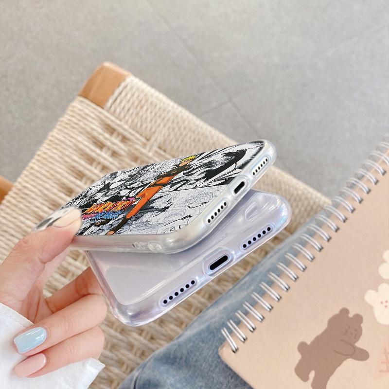 Husă din silicon moale și transparentă Fashion Anime pentru Xiaomi Redmi Note 13 14T 15 Samsung A55 A35 M35 S24 iPhone Huawei Honor Camera de protecție antișoc