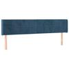 VidaXL LED Headboard Bedroom Furniture Double Bed Accessory Head of Bed Frame Interior Dark Blue 3123306