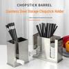 Stainless Steel 5-Compartment Utensil Drainer