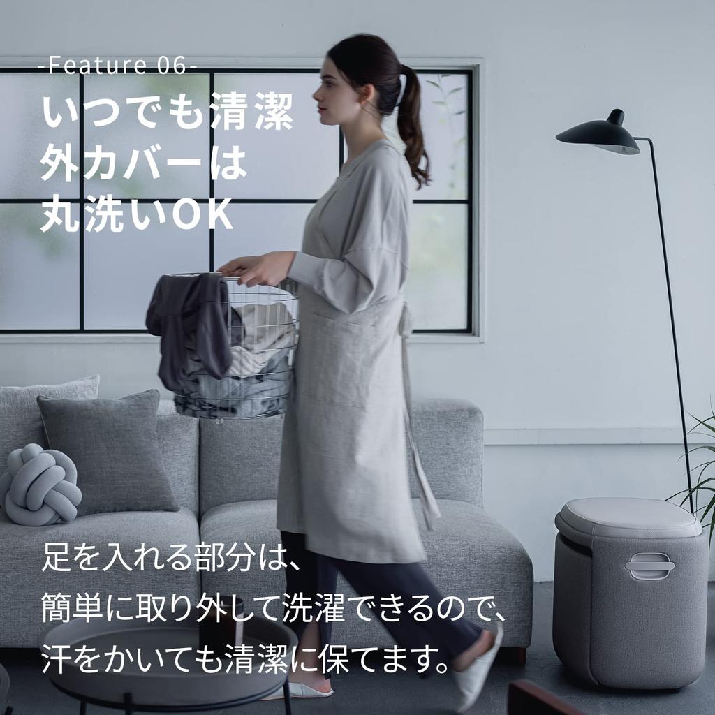 3D Foot Massager with and 3 Automatic Kneading Stone Dr.Air Stool, Calf, Ankle, Instep, Sole, Modes, Shiatsu, Balls, Airbags, Gray, MF-05 (Gray)