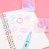 60Pcs Heavy Duty Plastic Binder Rings Strong Smooth Rotation Loose Leaf Notebook Planner Organizer Household Book Circles Office