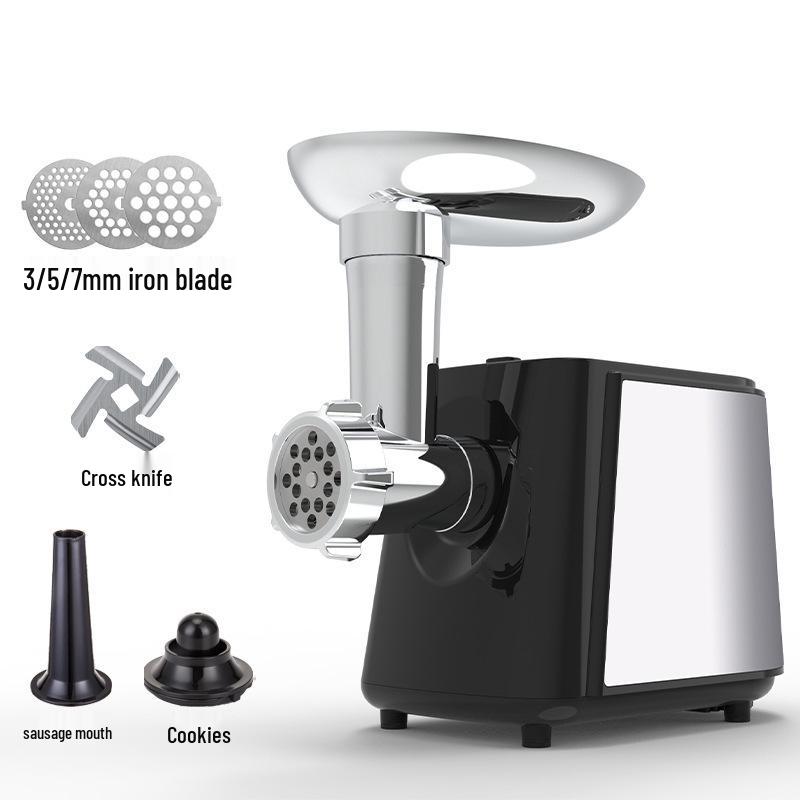 

Автоматична м ясорубка та наповнювач для ковбас з нержавіючої сталі, 110В США/220В ЄС European Standard 220V