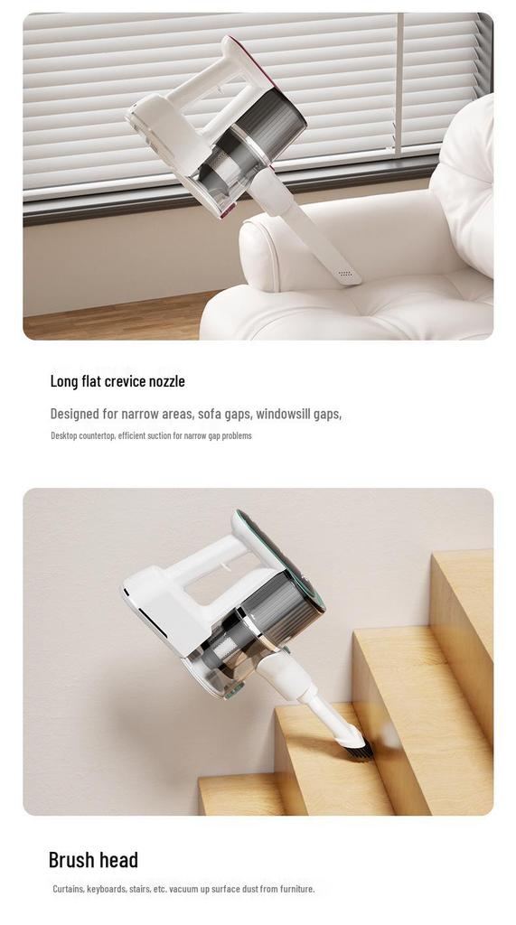 Foldable Wireless Long Handle Roller Brush Vacuum with Mopping for Carpet & Floor – High Suction Handheld Cleaner
